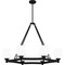 Quoizel Penning Linear Chandelier 6 Lights Matte Black PNG638MBK - alternate 1